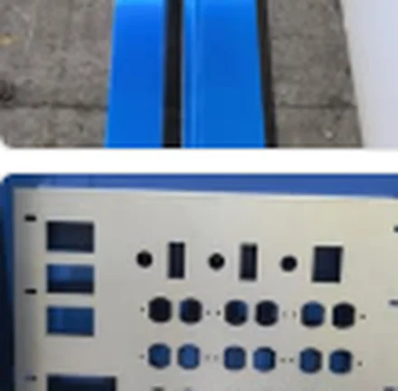 Panel metálico con perforaciones